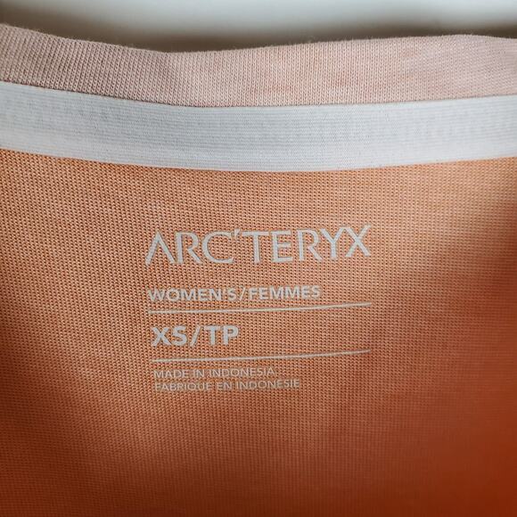 Arc'teryx Ardena Dress XS Pockets Short Sleeve Cotton Blend Lightweight Lt Pink - Picture 10 of 15